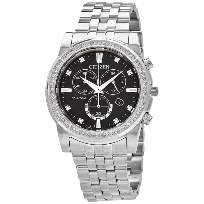Bracelets Citizen Citizen Mens Eco Drive Watch Corso Black and Silver Tone Dial Bracelet AT245058E Bracelets Citizen Citizen Mens Eco Drive Watch Corso Black and Silver Tone Dial Bracelet AT245058E