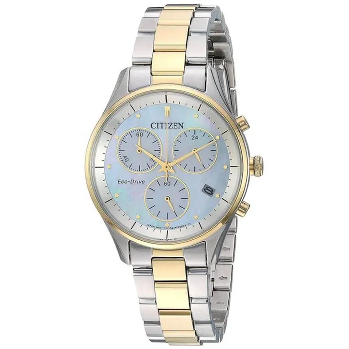 Bracelets Citizen Citizen Womens Chronograph Watch Chandler MOP Dial Steel Bracelet FB144456D Bracelets Citizen Citizen Womens Chronograph Watch Chandler MOP Dial Steel Bracelet FB144456D