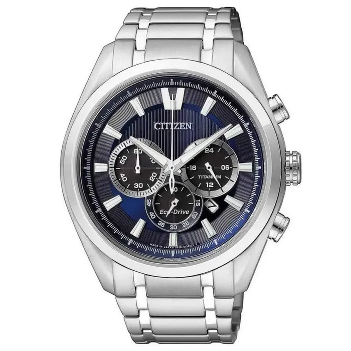Bracelets Citizen Mens EcoDrive Watch Super Titanium Chrono Blue Dial Bracelet CA401058L Citizen Bracelets Citizen Mens EcoDrive Watch Super Titanium Chrono Blue Dial Bracelet CA401058L Citizen