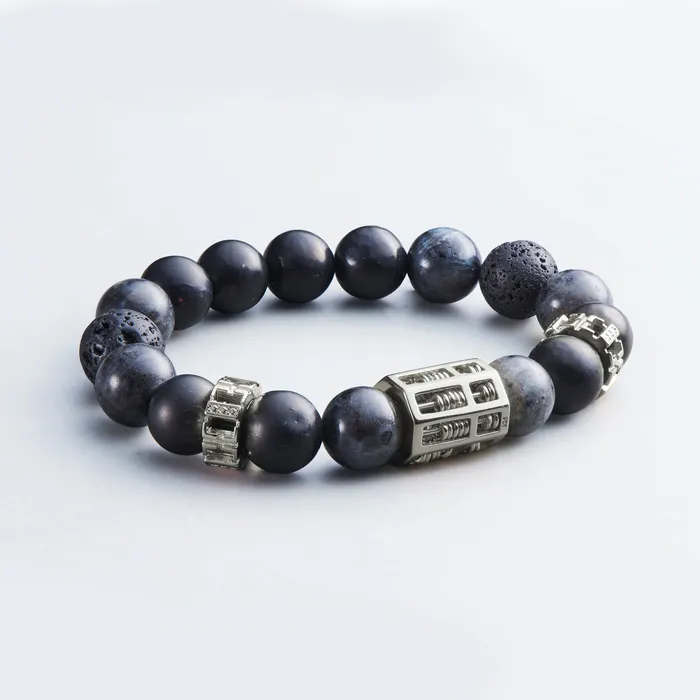 Bracelets Hoseiki Jewelry Triple Wealth Abacus Bracelet The Courteous