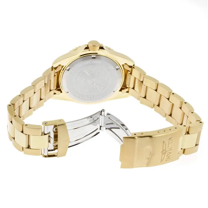 Bracelets Invicta Invicta 12820 Womens Yellow Steel Bracelet Swiss Quartz Pro Diver Diamond Gold Tone Dial Date Watch Bracelets Invicta Invicta 12820 Womens Yellow Steel Bracelet Swiss Quartz Pro Diver Diamond Gold Tone Dial Date Watch