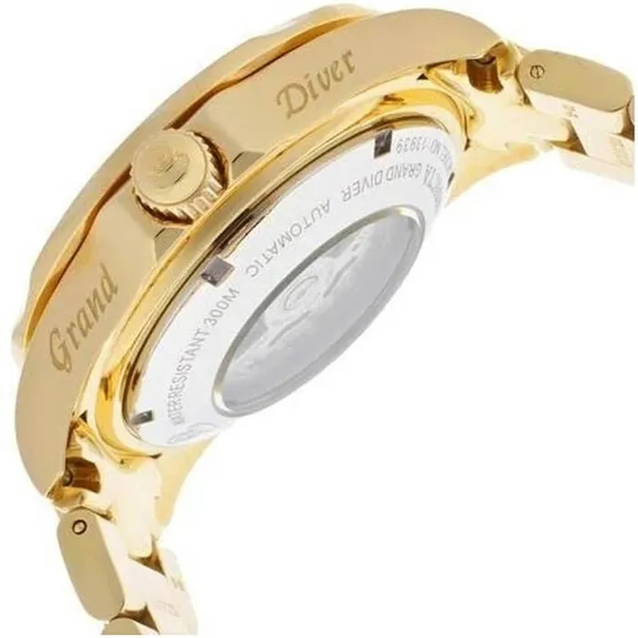 Bracelets Invicta Invicta 13939 Mens Grand Diver MOP Dial Gold Plated Steel Bracelet Automatic Dive Watch Bracelets Invicta Invicta 13939 Mens Grand Diver MOP Dial Gold Plated Steel Bracelet Automatic Dive Watch