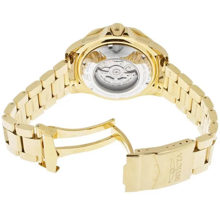 Bracelets Invicta Invicta 13939 Mens Grand Diver MOP Dial Gold Plated Steel Bracelet Automatic Dive Watch Bracelets Invicta Invicta 13939 Mens Grand Diver MOP Dial Gold Plated Steel Bracelet Automatic Dive Watch