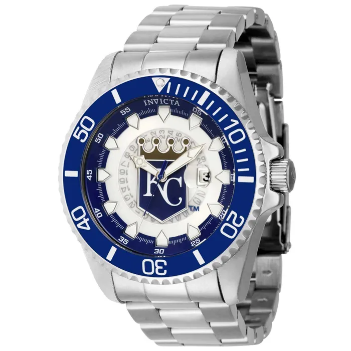 Bracelets Invicta Invicta Mens Quartz Watch MLB Kansas City Royals Silver Stainless Steel 43465 Bracelets Invicta Invicta Mens Quartz Watch MLB Kansas City Royals Silver Stainless Steel 43465