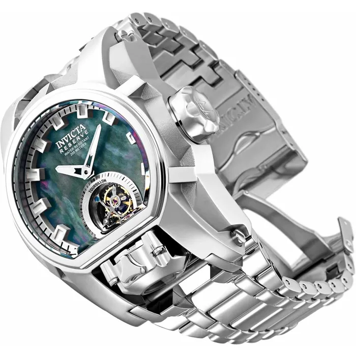 Bracelets Invicta Invicta Mens Tourbillon Watch Reserve Bolt Zeus Black and Silver Dial Bracelet 28392 Bracelets Invicta Invicta Mens Tourbillon Watch Reserve Bolt Zeus Black and Silver Dial Bracelet 28392