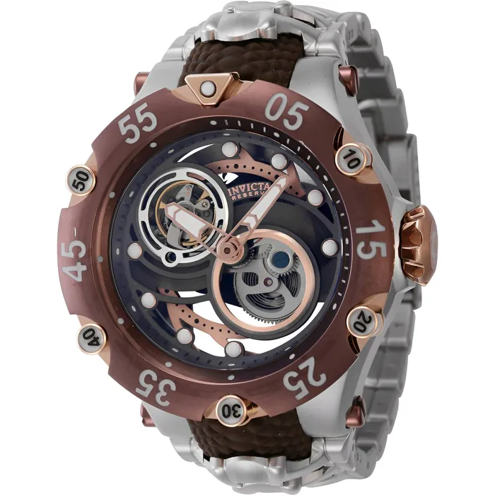 Bracelets Invicta Invicta Mens Watch Reserve Venom Cobra Dive Brown Silver Tone Bracelet 43916 Bracelets Invicta Invicta Mens Watch Reserve Venom Cobra Dive Brown Silver Tone Bracelet 43916