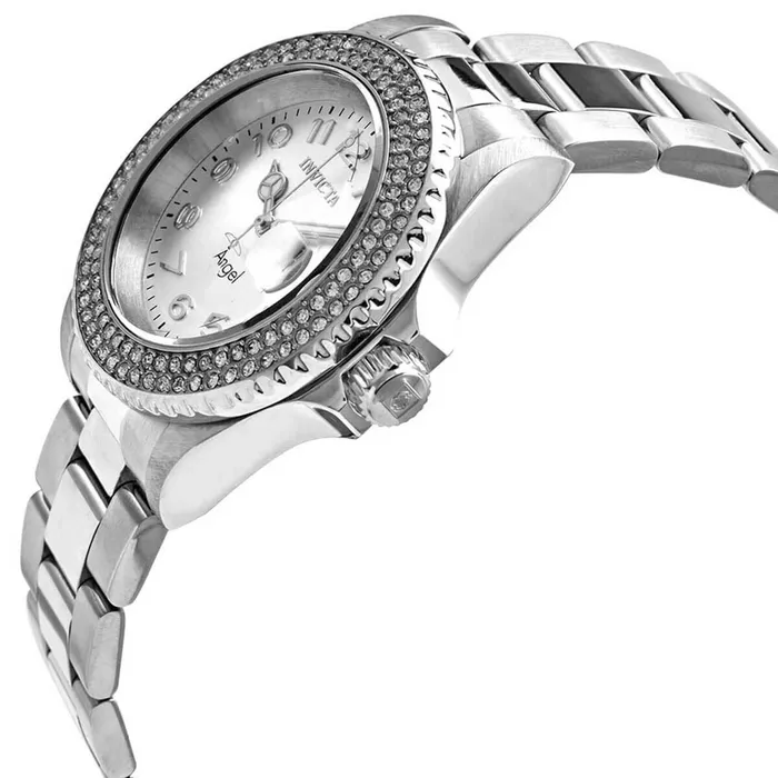 Bracelets Invicta Invicta Womens Quartz Watch Angel Crystal Bezel Silver Tone Dial Bracelet 28672 Bracelets Invicta Invicta Womens Quartz Watch Angel Crystal Bezel Silver Tone Dial Bracelet 28672
