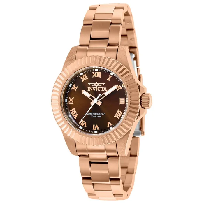 Bracelets Invicta Invicta Womens Quartz Watch Pro Diver Brown Dial Rose Gold Bracelet 37426 Bracelets Invicta Invicta Womens Quartz Watch Pro Diver Brown Dial Rose Gold Bracelet 37426