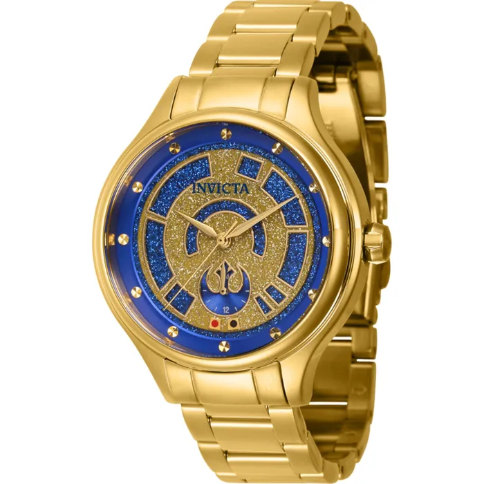 Bracelets Invicta Invicta Womens Watch Star Wars R2D2 Blue and Gold Tone Dial Steel Bracelet 41394 Bracelets Invicta Invicta Womens Watch Star Wars R2D2 Blue and Gold Tone Dial Steel Bracelet 41394