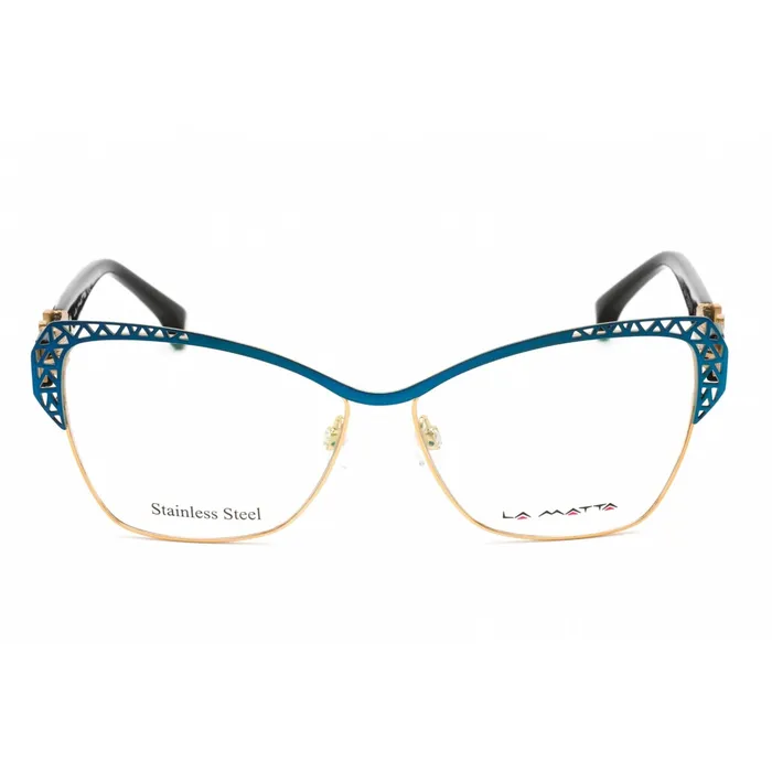 Bracelets La Matta La Matta Womens Eyeglasses GoldOther Stainless Steel Cat Eye Frame LMV3203 0409