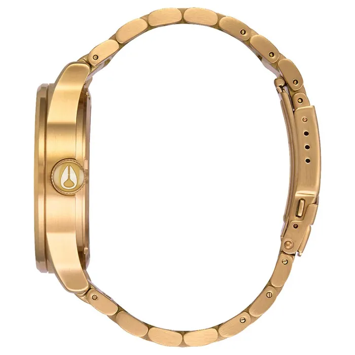 Bracelets NIXON Nixon Mens Quartz Watch The Sentry Silver Tone Dial Yellow Gold Bracelet A4502443 Bracelets NIXON Nixon Mens Quartz Watch The Sentry Silver Tone Dial Yellow Gold Bracelet A4502443