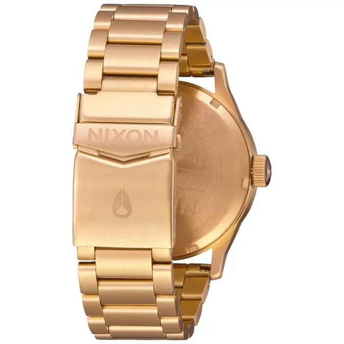 Bracelets NIXON Nixon Mens Quartz Watch The Sentry Silver Tone Dial Yellow Gold Bracelet A4502443 Bracelets NIXON Nixon Mens Quartz Watch The Sentry Silver Tone Dial Yellow Gold Bracelet A4502443