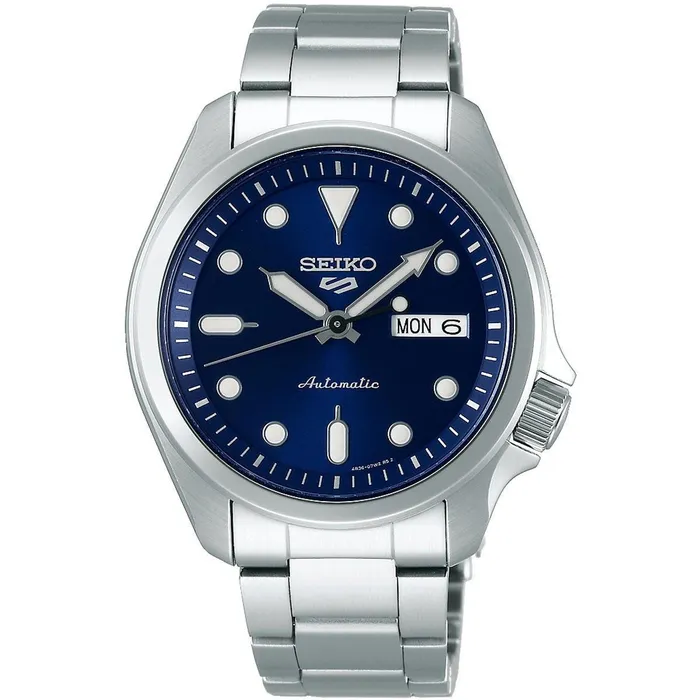 Bracelets Seiko Mens Watch 5 Sports Automatic Power Reserve Blue Dial Bracelet SRPE53K1 SEIKO Bracelets Seiko Mens Watch 5 Sports Automatic Power Reserve Blue Dial Bracelet SRPE53K1 SEIKO