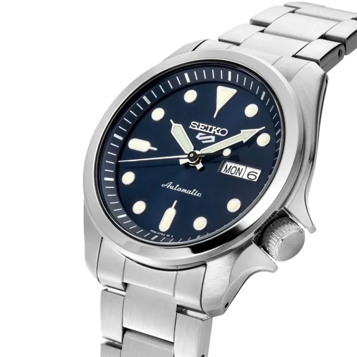 Bracelets Seiko Mens Watch 5 Sports Automatic Power Reserve Blue Dial Bracelet SRPE53K1 SEIKO Bracelets Seiko Mens Watch 5 Sports Automatic Power Reserve Blue Dial Bracelet SRPE53K1 SEIKO