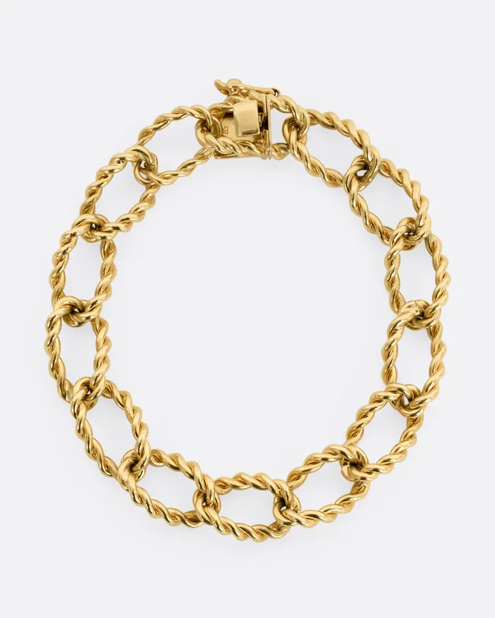 Bracelets Twisted Link Bracelet EXCALIBUR