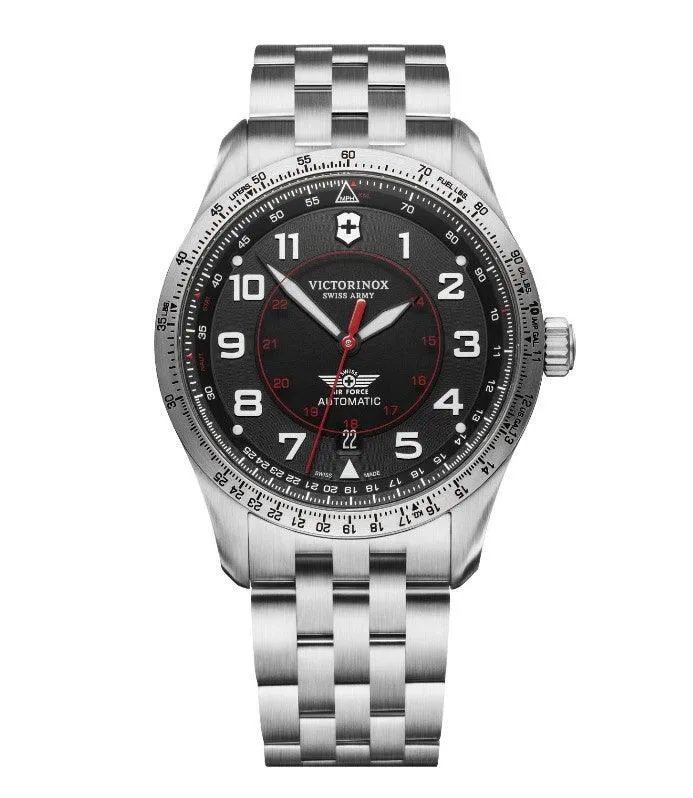 Bracelets Victorinox Swiss Army Mens Mechanical Watch Airboss Black Dial Bracelet 241888 Swiss Army Bracelets Victorinox Swiss Army Mens Mechanical Watch Airboss Black Dial Bracelet 241888 Swiss Army