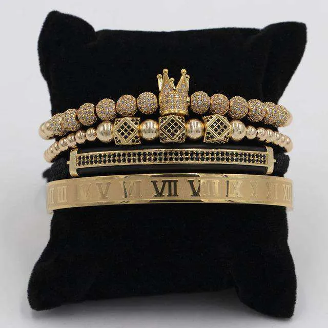 Bracelets VVS Jewelry Royalty Bracelet Set FREE Roman Bangle Today Only