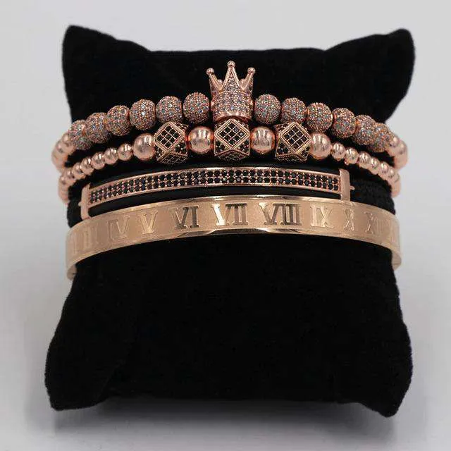 Bracelets VVS Jewelry Royalty Bracelet Set FREE Roman Bangle Today Only