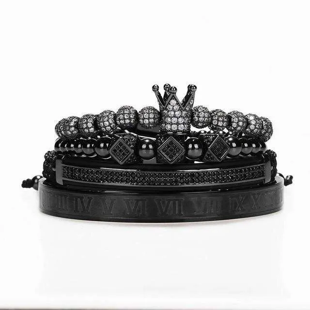 Bracelets VVS Jewelry Royalty Bracelet Set FREE Roman Bangle Today Only