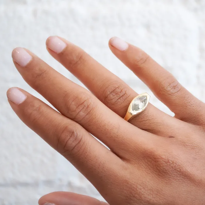 Brilliant Peaks Marquise Ring Lauren Wolf Jewelry Rings