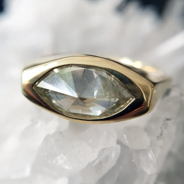 Brilliant Peaks Marquise Ring Lauren Wolf Jewelry Rings