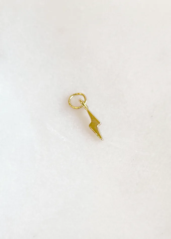 Charm Necklaces Bolt Charm Bella Wren Jewelry