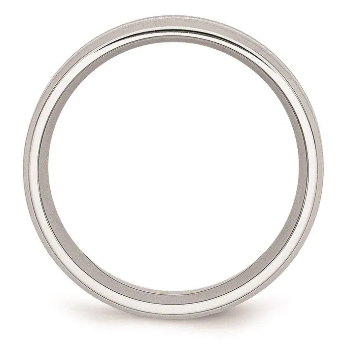 Chisel Rings Cobalt Sterling Silver Inlay SatinPolished Beveled Edge 8mm Band Chisel Rings Cobalt Sterling Silver Inlay SatinPolished Beveled Edge 8mm Band
