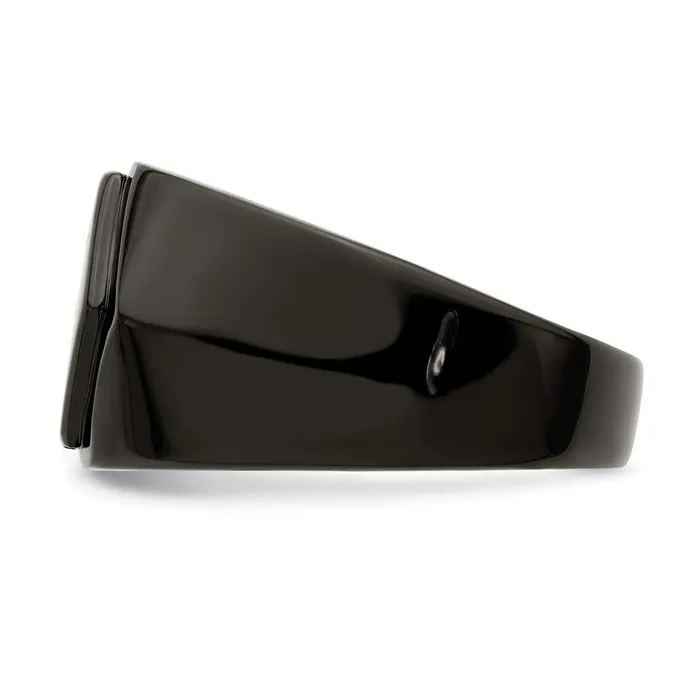 Chisel Rings Stainless Steel Polished Black IPplated Signet Ring Chisel Rings Stainless Steel Polished Black IPplated Signet Ring