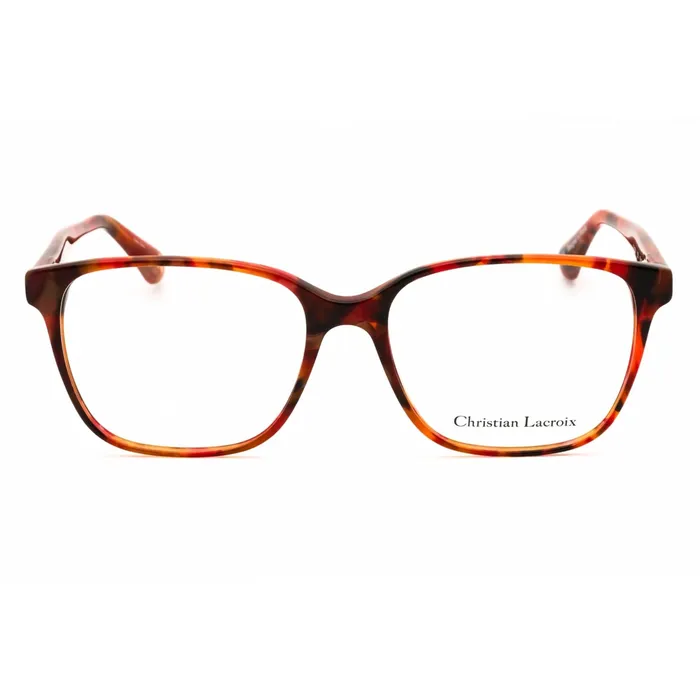 Christian Lacroix PreStyled Sets Christian Lacroix Womens Eyeglasses Red Gold Tortoise Plastic Frame CL1136 259