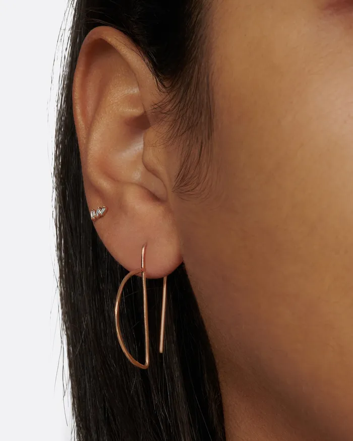 CHRISTINE FAIL Earrings Small Partition Hook Earrings