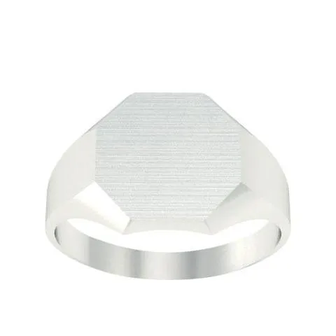 Chunky Octagon Ladies Signet Ring 13mm x 13mm deBebians Rings Chunky Octagon Ladies Signet Ring 13mm x 13mm deBebians Rings