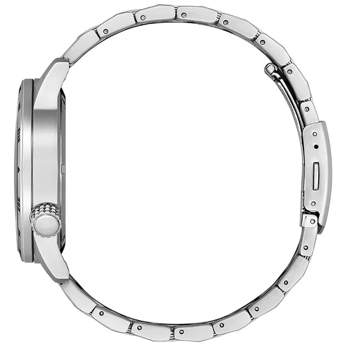Citizen Bracelets Citizen Mens Watch EcoDrive Black Dial Silver Tone Bracelet Compass BM755087E Citizen Bracelets Citizen Mens Watch EcoDrive Black Dial Silver Tone Bracelet Compass BM755087E