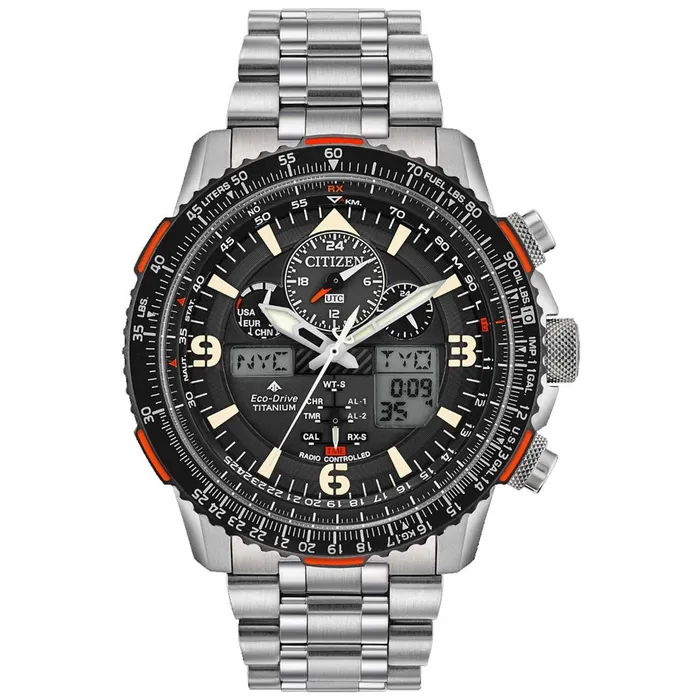 Citizen Mens Chrono Watch Promaster AnaDigi Dial Titanium Bracelet JY810985E Citizen Bracelets Citizen Mens Chrono Watch Promaster AnaDigi Dial Titanium Bracelet JY810985E Citizen Bracelets