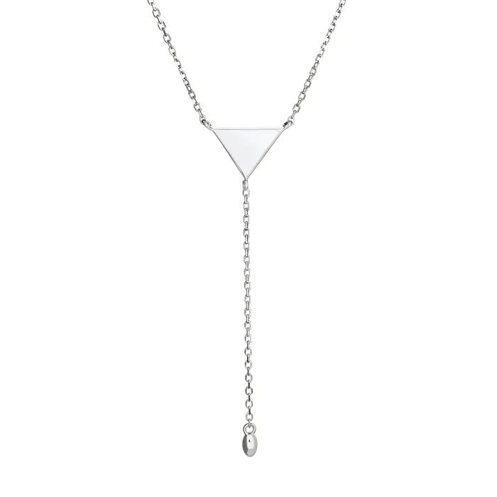 closebymejewelry Necklaces Lariat Cremation Necklace in Sterling Silver