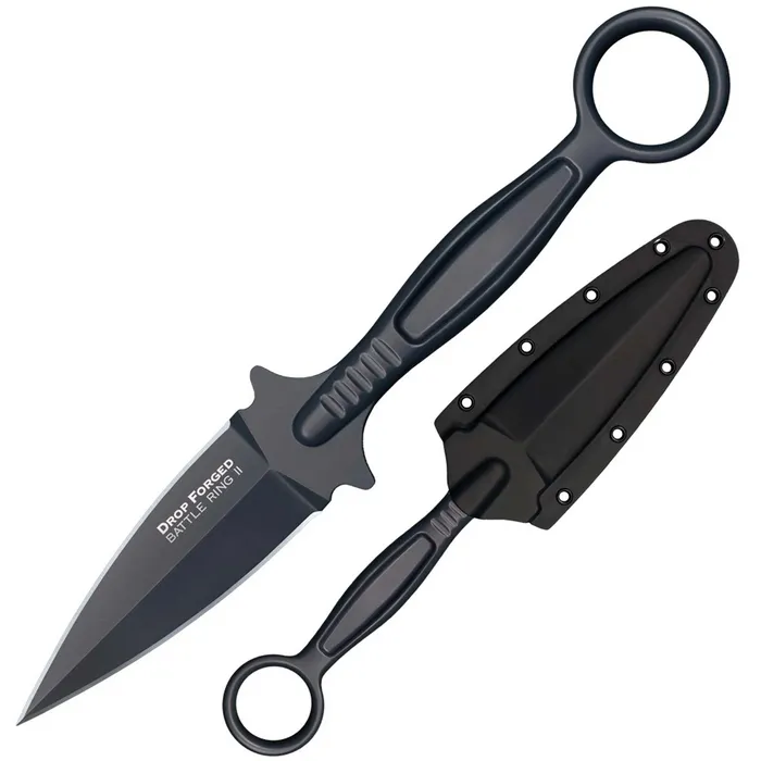 Cold Steel Rings Cold Steel Fixed Knife Drop Forged Battle Ring 2 Sharp Spear Point Blade CS36MF Cold Steel Rings Cold Steel Fixed Knife Drop Forged Battle Ring 2 Sharp Spear Point Blade CS36MF
