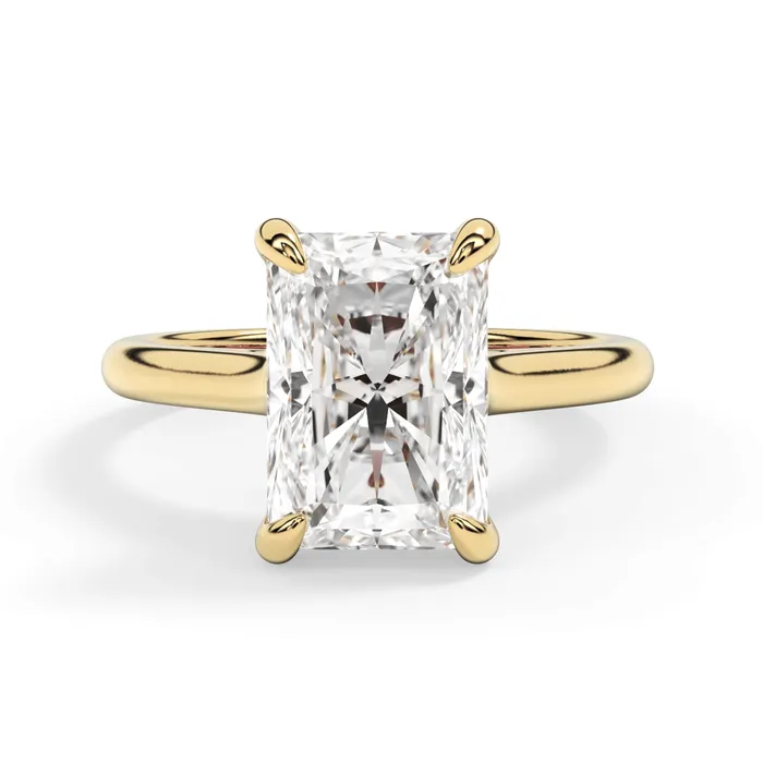deBebians Rings Four Prong Solitaire Engagement Ring Setting