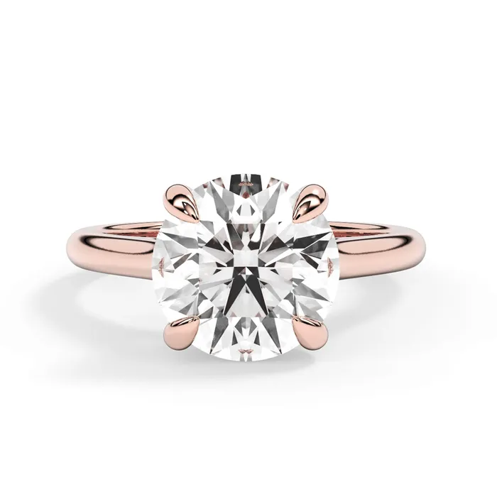 deBebians Rings Four Prong Solitaire Engagement Ring Setting deBebians Rings Four Prong Solitaire Engagement Ring Setting
