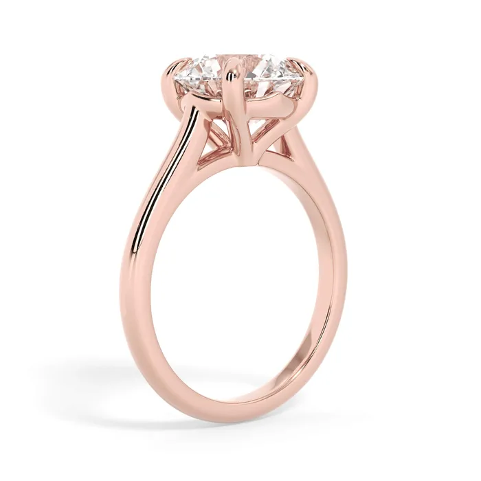 deBebians Rings Four Prong Solitaire Engagement Ring Setting deBebians Rings Four Prong Solitaire Engagement Ring Setting