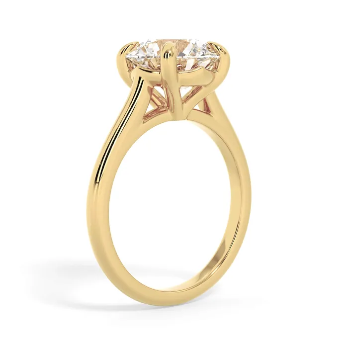 deBebians Rings Four Prong Solitaire Engagement Ring Setting deBebians Rings Four Prong Solitaire Engagement Ring Setting