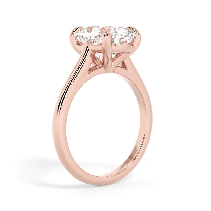 deBebians Rings Four Prong Solitaire Engagement Ring Setting deBebians Rings Four Prong Solitaire Engagement Ring Setting