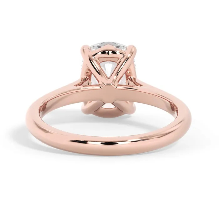 deBebians Rings Four Prong Solitaire Engagement Ring Setting deBebians Rings Four Prong Solitaire Engagement Ring Setting