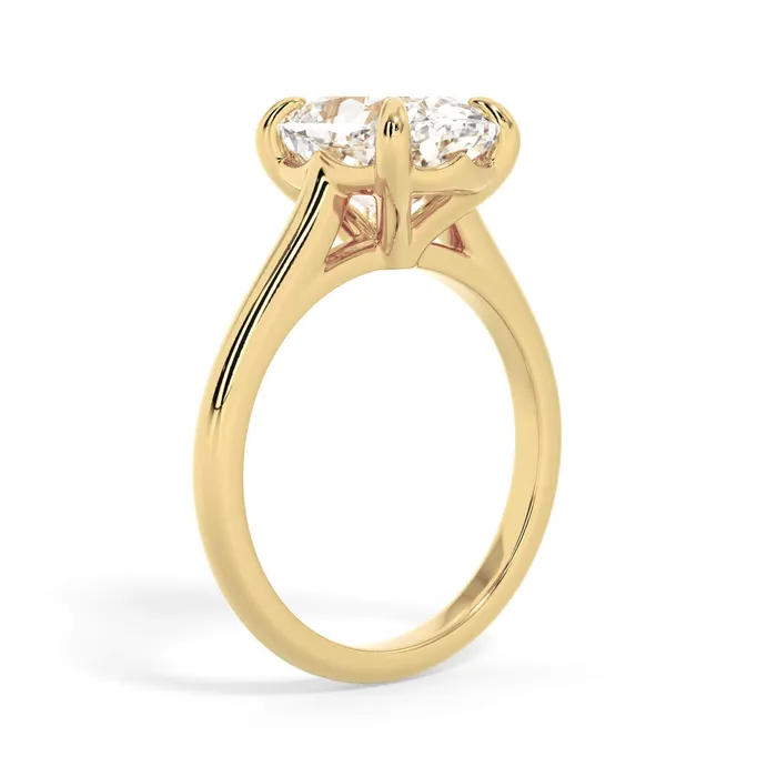 deBebians Rings Four Prong Solitaire Engagement Ring Setting deBebians Rings Four Prong Solitaire Engagement Ring Setting