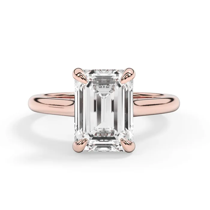 deBebians Rings Four Prong Solitaire Engagement Ring Setting deBebians Rings Four Prong Solitaire Engagement Ring Setting