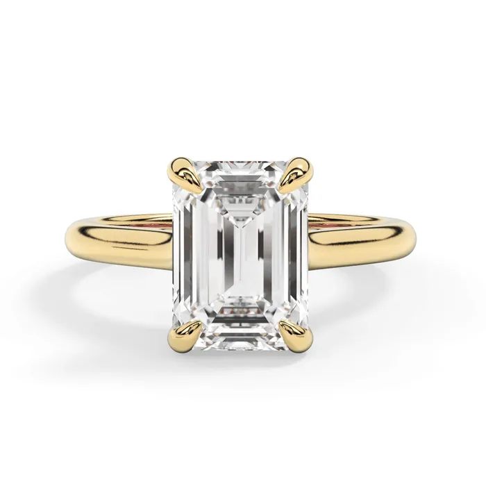 deBebians Rings Four Prong Solitaire Engagement Ring Setting deBebians Rings Four Prong Solitaire Engagement Ring Setting