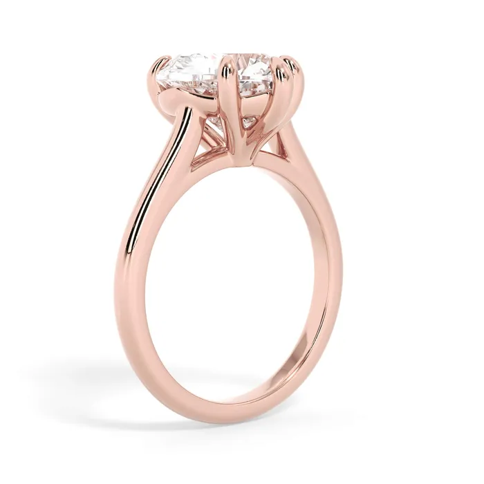 deBebians Rings Four Prong Solitaire Engagement Ring Setting deBebians Rings Four Prong Solitaire Engagement Ring Setting