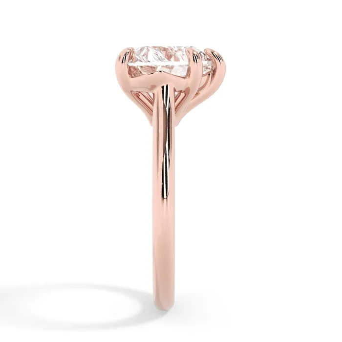 deBebians Rings Four Prong Solitaire Engagement Ring Setting deBebians Rings Four Prong Solitaire Engagement Ring Setting