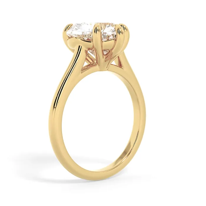 deBebians Rings Four Prong Solitaire Engagement Ring Setting deBebians Rings Four Prong Solitaire Engagement Ring Setting