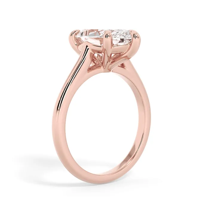 deBebians Rings Four Prong Solitaire Engagement Ring Setting deBebians Rings Four Prong Solitaire Engagement Ring Setting