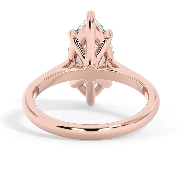 deBebians Rings Four Prong Solitaire Engagement Ring Setting deBebians Rings Four Prong Solitaire Engagement Ring Setting
