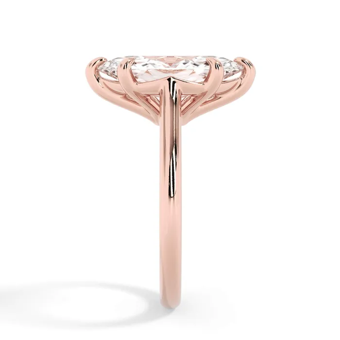 deBebians Rings Four Prong Solitaire Engagement Ring Setting deBebians Rings Four Prong Solitaire Engagement Ring Setting